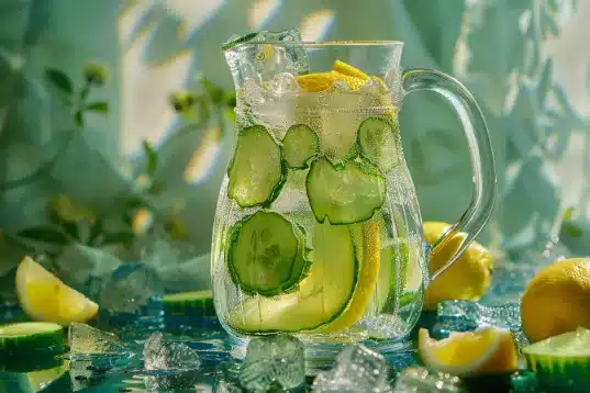 cucumber lemon water recipe
