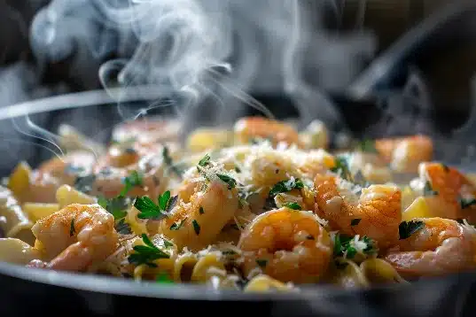garlic butter shrimp pasta recipe