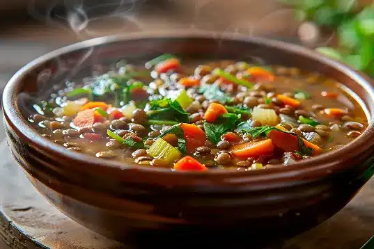 Lentil Soup With Mixed Vegetables