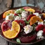 Roasted Beet and Citrus Salad with Whipped Feta